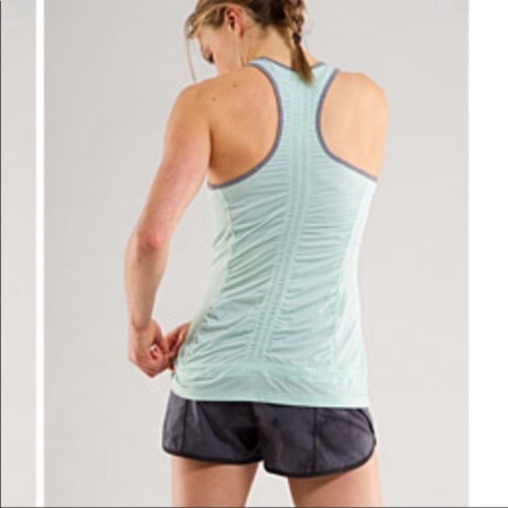 Lululemon Energy Mint Running  Racerback Tank Top.